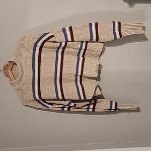 Arizona Striped Tan Sweater